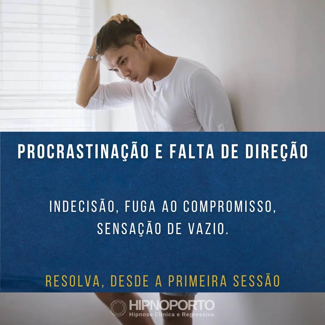 Hipnose para procrastinação e foco no Porto