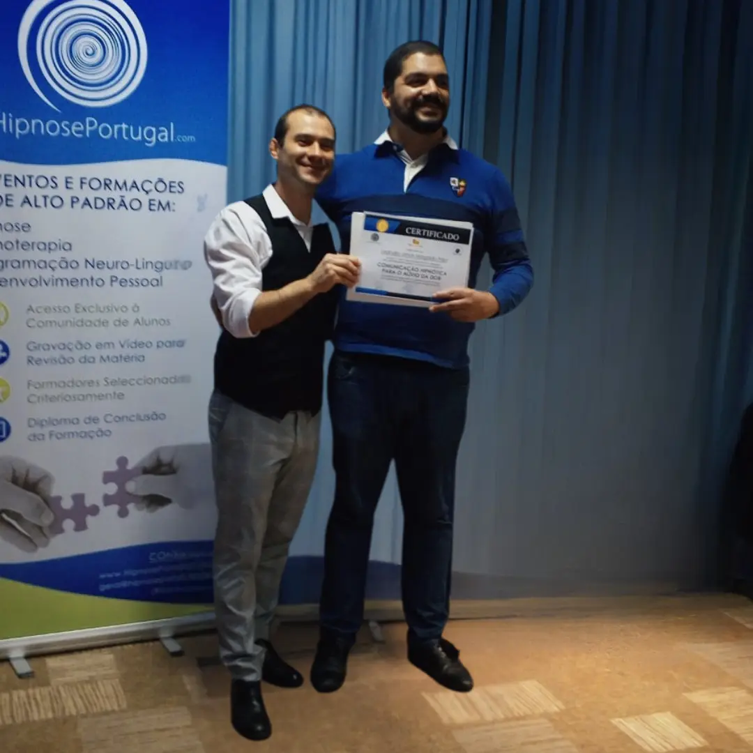 Jonas Paul com Dr. Rodrigo Rizzo, especialista em hipnose