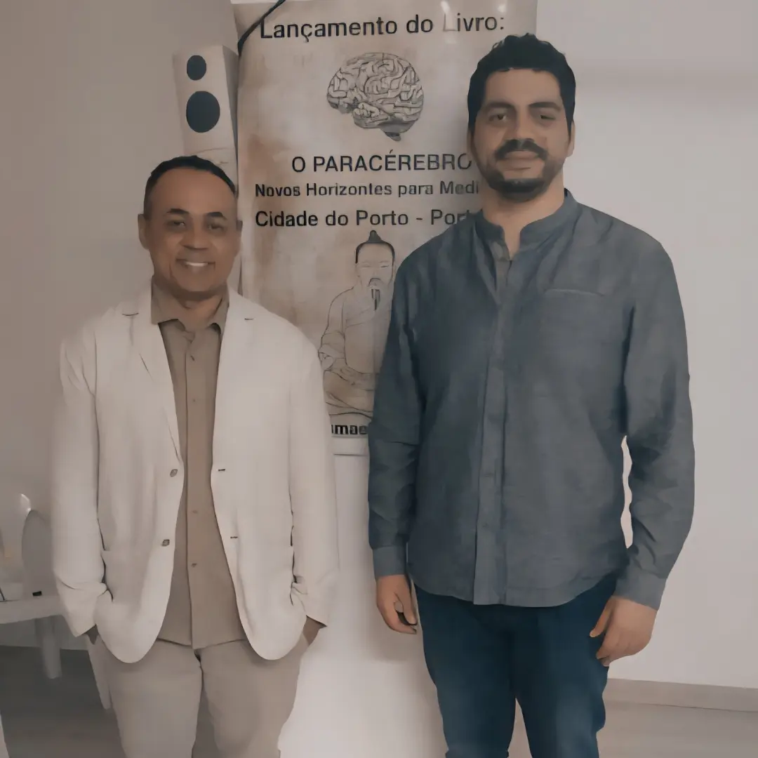 Jonas Paul com Dr. Ismael Pinheiro Junior, especialista em hipnose