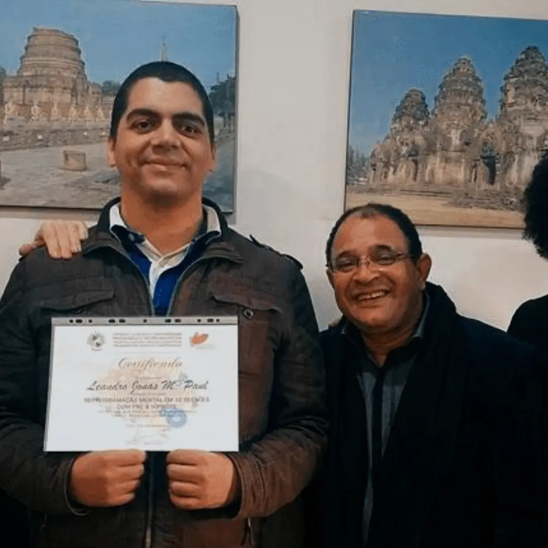 Jonas Paul com Dr. Valdecy Carneiro, especialista em hipnose