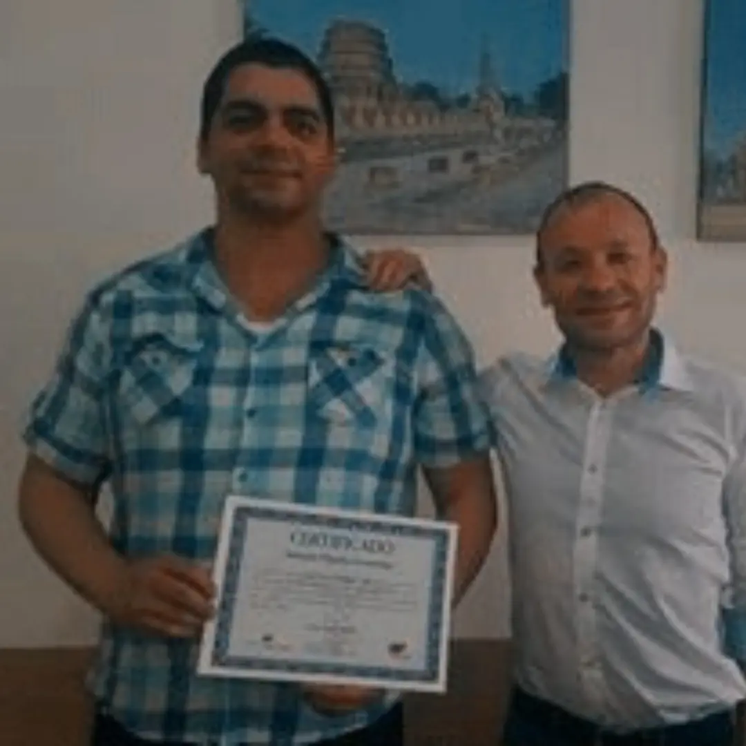 Jonas Paul com Dr. Alberto Lopes, especialista em hipnose
